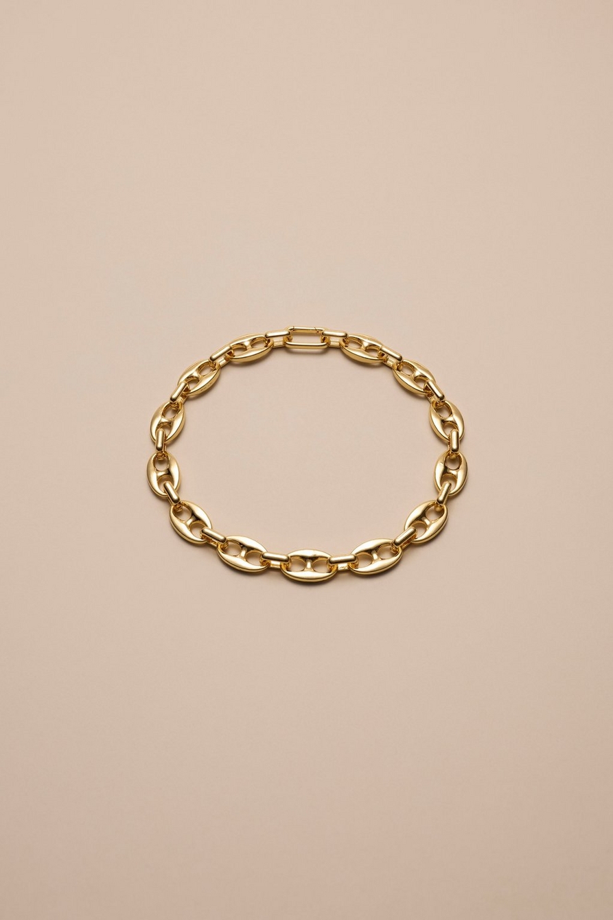 chain link choker necklace